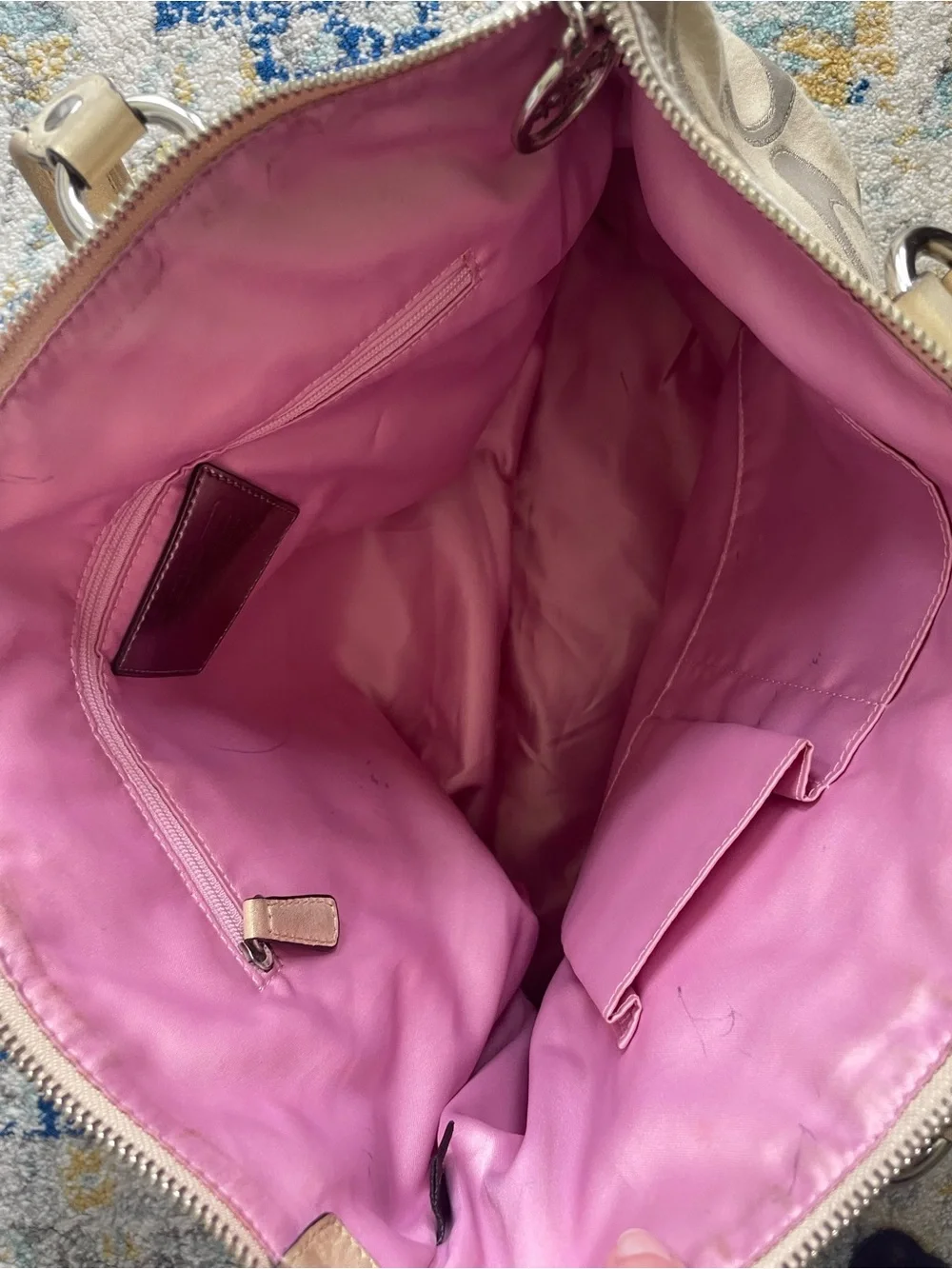Coach Y2K Signature Tote Bag in Champagne